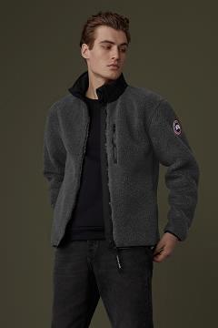Ropa Canada Goose Hombre Outlet - Kelowna Forro Polar Grises XU1947356